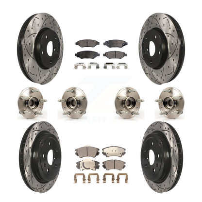 [Avant + Arrière] Kit d'ensemble roulement de roue et moyeu pour Chevrolet Camaro KBB-111347