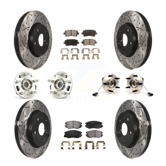 [Avant + Arrière] Kit d'ensemble roulement de roue et moyeu pour 2010 Buick Allure KBB-111349