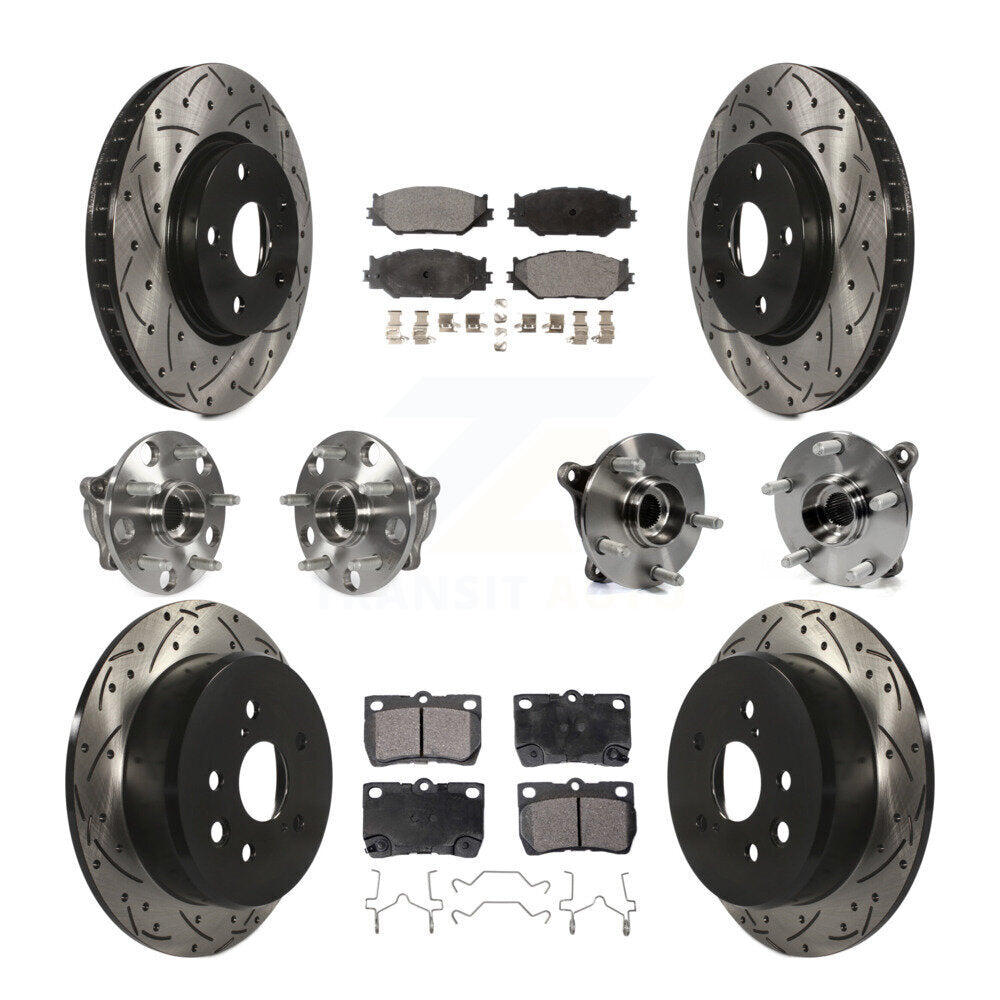 [Avant + Arrière] Kit d'ensemble roulement de roue et moyeu pour Lexus IS250 KBB-111352