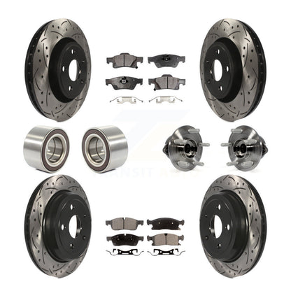 [Avant + Arrière] Kit d'ensemble roulement de roue et moyeu pour Dodge Durango Jeep Grand Cherokee KBB-111356