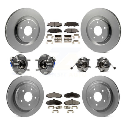 [Avant + Arrière] Kit d'ensemble roulement de roue et moyeu pour Chevrolet Corvette Cadillac XLR KBB-111456