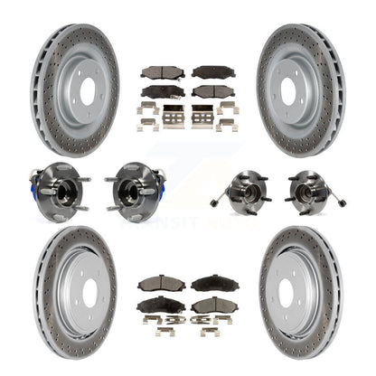 [Avant + Arrière] Kit d'ensemble roulement de roue et moyeu pour Chevrolet Corvette Cadillac XLR KBB-111458