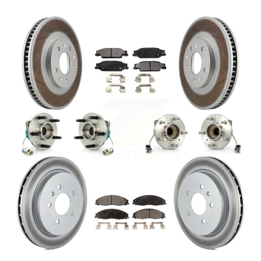 [Avant + Arrière] Kit d'ensemble roulement de roue et moyeu pour Cadillac CTS avec Standard Suspension KBB-111470