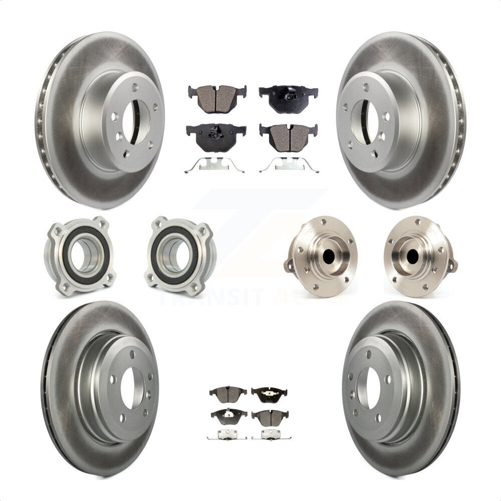 [Avant + Arrière] Kit d'ensemble roulement de roue et moyeu pour BMW 530i 525i 528i KBB-111471 par Transit Auto