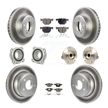 [Avant + Arrière] Kit d'ensemble roulement de roue et moyeu pour 2010 BMW 528i KBB-111472 par Transit Auto