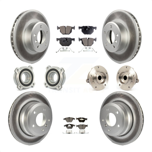 [Avant + Arrière] Kit d'ensemble roulement de roue et moyeu pour 2010 BMW 528i KBB-111472 par Transit Auto