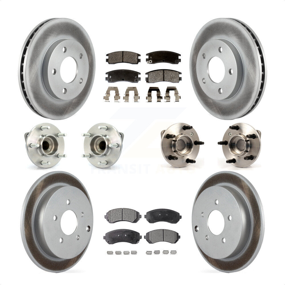 [Avant + Arrière] Kit d'ensemble roulement de roue et moyeu pour Buick Rendezvous KBB-111478 par Transit Auto