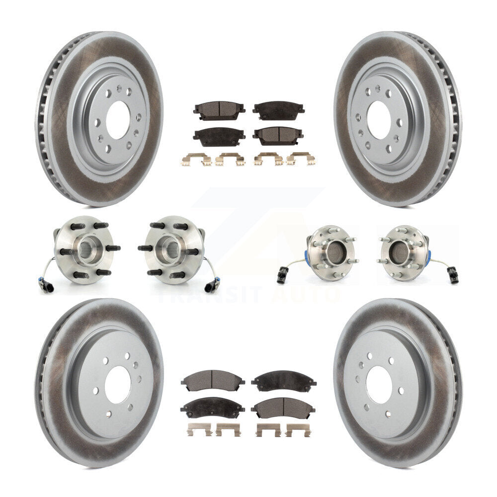 [Avant + Arrière] Kit d'ensemble roulement de roue et moyeu pour Cadillac SRX RWD KBB-111479