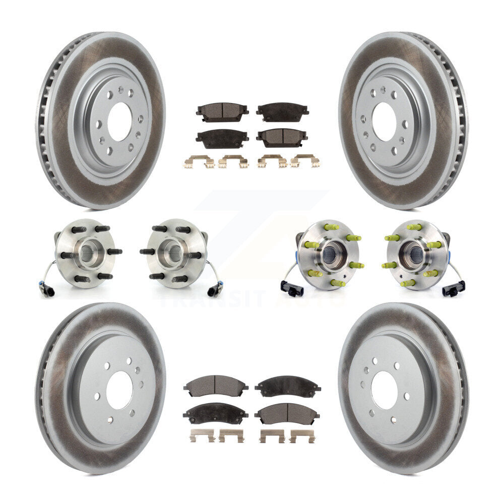 [Avant + Arrière] Kit d'ensemble roulement de roue et moyeu pour Cadillac SRX AWD KBB-111480