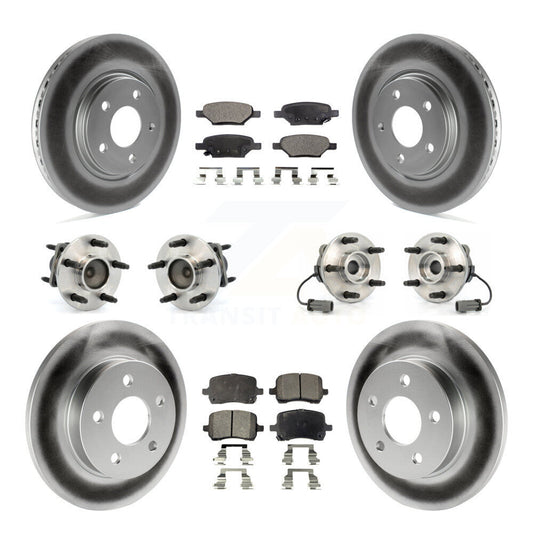 [Avant + Arrière] Kit d'ensemble roulement de roue et moyeu pour Chevrolet Cobalt Saturn Ion avec 5 Lug Wheels KBB-111484