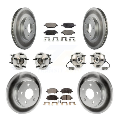 [Avant + Arrière] Kit d'ensemble roulement de roue et moyeu pour 2010 Pontiac G5 avec 5 Lug Wheels KBB-111485