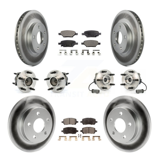 [Avant + Arrière] Kit d'ensemble roulement de roue et moyeu pour 2010 Pontiac G5 avec 5 Lug Wheels KBB-111485
