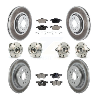 [Avant + Arrière] Kit d'ensemble roulement de roue et moyeu pour 2008 Volvo S60 AWD avec 316mm Diameter Rotor KBB-111488