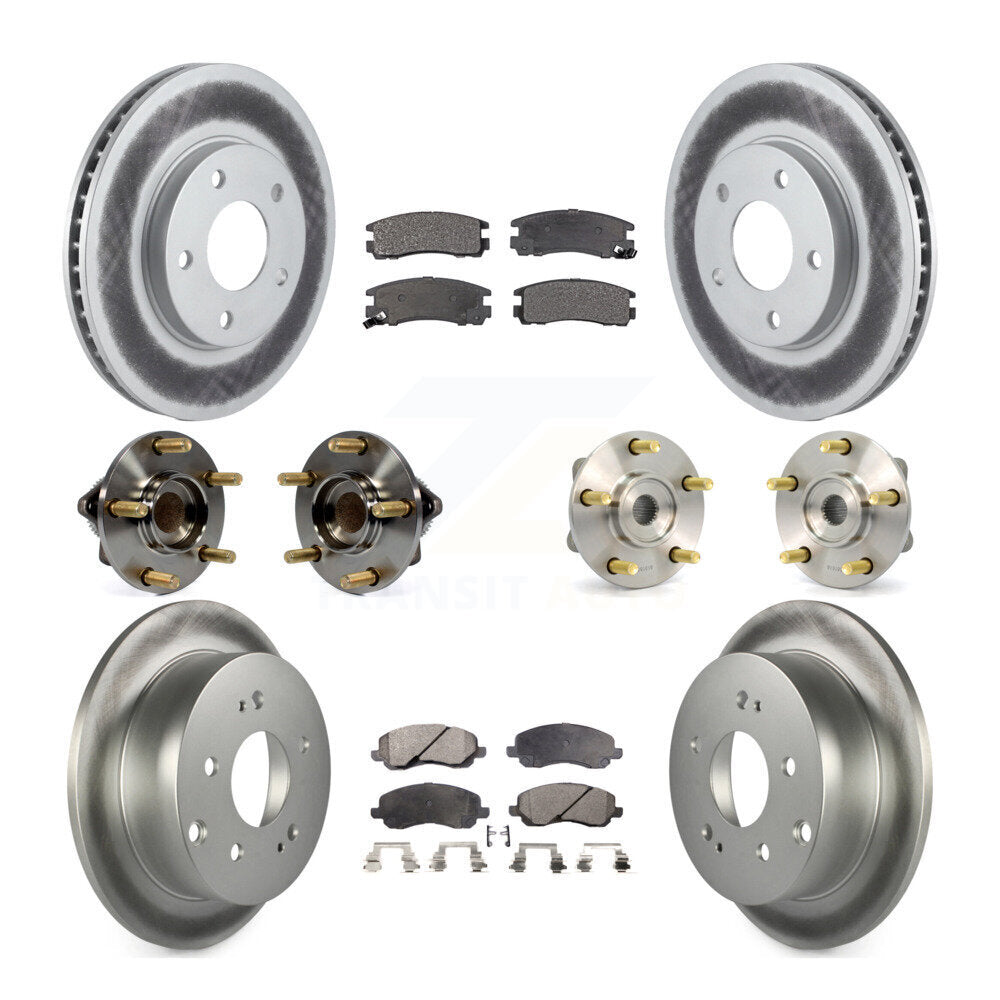 [Avant + Arrière] Kit d'ensemble roulement de roue et moyeu pour Mitsubishi Galant KBB-111490