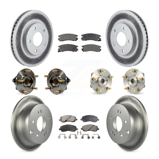 [Avant + Arrière] Kit d'ensemble roulement de roue et moyeu pour Mitsubishi Galant KBB-111490