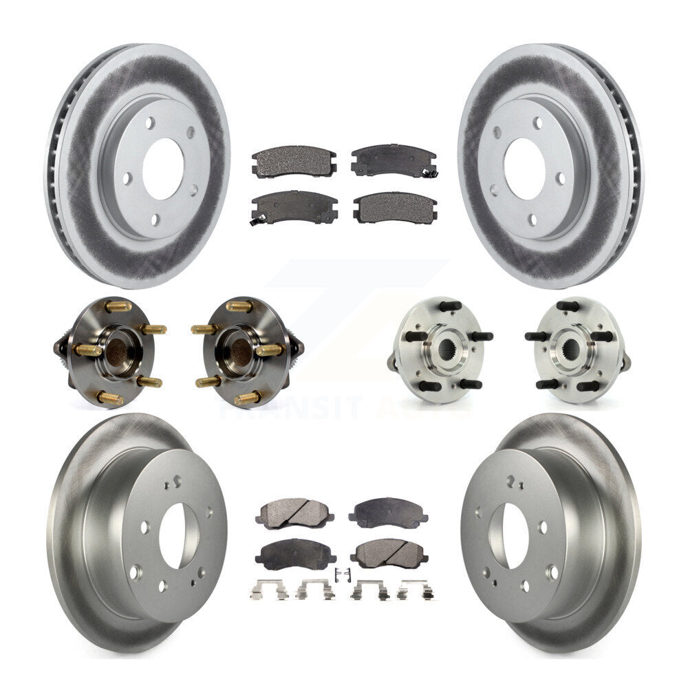 [Avant + Arrière] Kit d'ensemble roulement de roue et moyeu pour Mitsubishi Galant KBB-111492