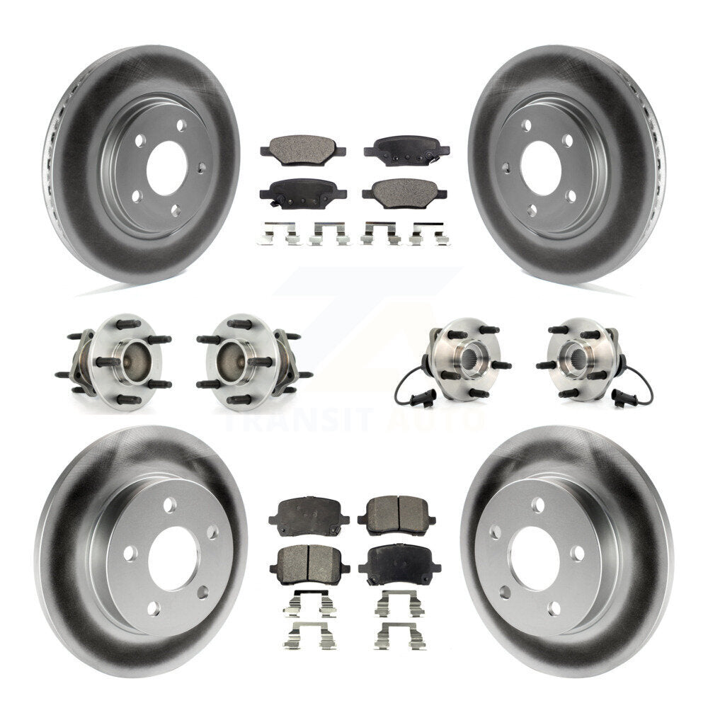 [Avant + Arrière] Kit d'ensemble roulement de roue et moyeu pour Chevrolet Malibu HHR Pontiac G6 KBB-111495