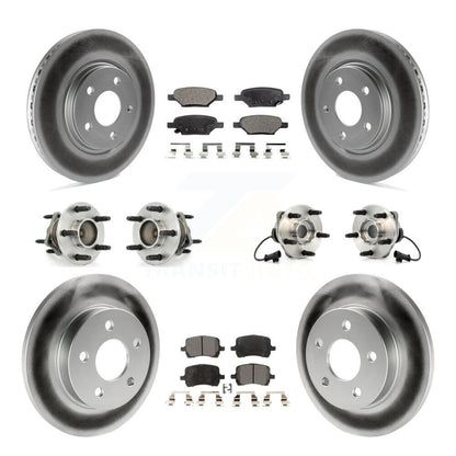[Avant + Arrière] Kit d'ensemble roulement de roue et moyeu pour Chevrolet Malibu Pontiac G6 Saturn Aura KBB-111496