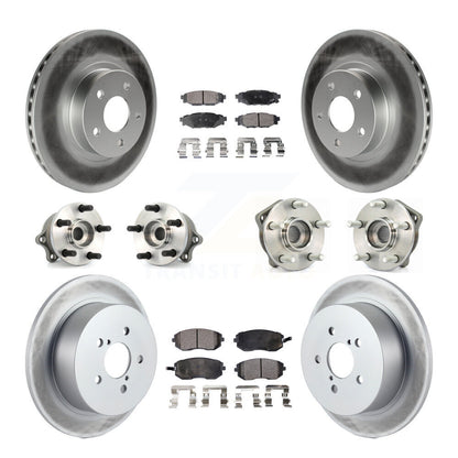[Avant + Arrière] Kit d'ensemble roulement de roue et moyeu pour 2005 Subaru Legacy i Limited avec 277mm Diameter Rotor KBB-111501