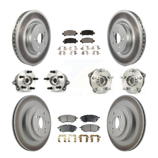 [Avant + Arrière] Kit d'ensemble roulement de roue et moyeu pour Subaru Legacy KBB-111504