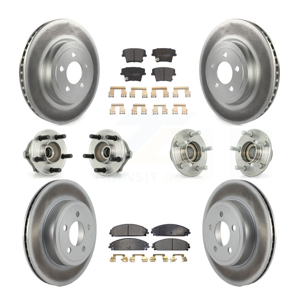 [Avant + Arrière] Kit d'ensemble roulement de roue et moyeu pour Chrysler 300 Dodge Charger Magnum KBB-111509