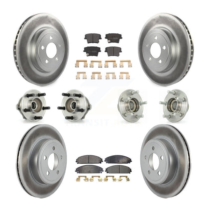 [Avant + Arrière] Kit d'ensemble roulement de roue et moyeu pour Chrysler 300 Dodge Charger Magnum KBB-111509