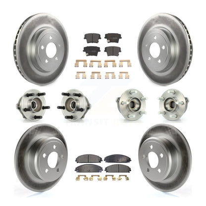 [Avant + Arrière] Kit d'ensemble roulement de roue et moyeu pour 2005-2006 Chrysler 300 AWD avec 3.5L KBB-111516