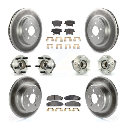 [Avant + Arrière] Kit d'ensemble roulement de roue et moyeu pour 2005-2006 Chrysler 300 AWD avec 3.5L KBB-111516