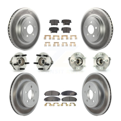 [Avant + Arrière] Kit d'ensemble roulement de roue et moyeu pour Chrysler 300 Dodge Charger Magnum KBB-111517