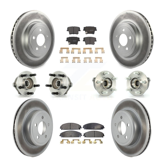 [Avant + Arrière] Kit d'ensemble roulement de roue et moyeu pour Chrysler 300 Dodge Charger Magnum KBB-111517