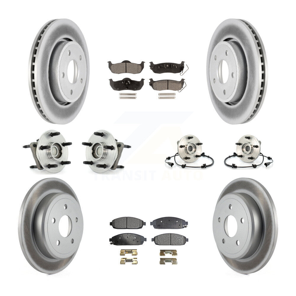 [Avant + Arrière] Kit d'ensemble roulement de roue et moyeu pour Jeep Grand Cherokee Commander KBB-111519