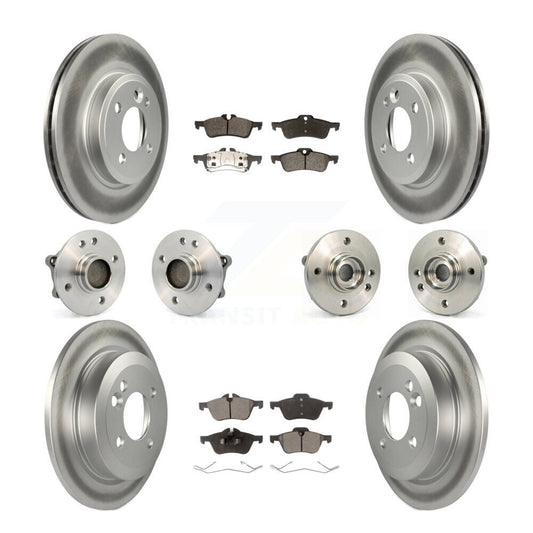 [Avant + Arrière] Kit d'ensemble roulement de roue et moyeu pour 2002-2005 Mini Cooper avec 276mm Diameter Rotor KBB-111520