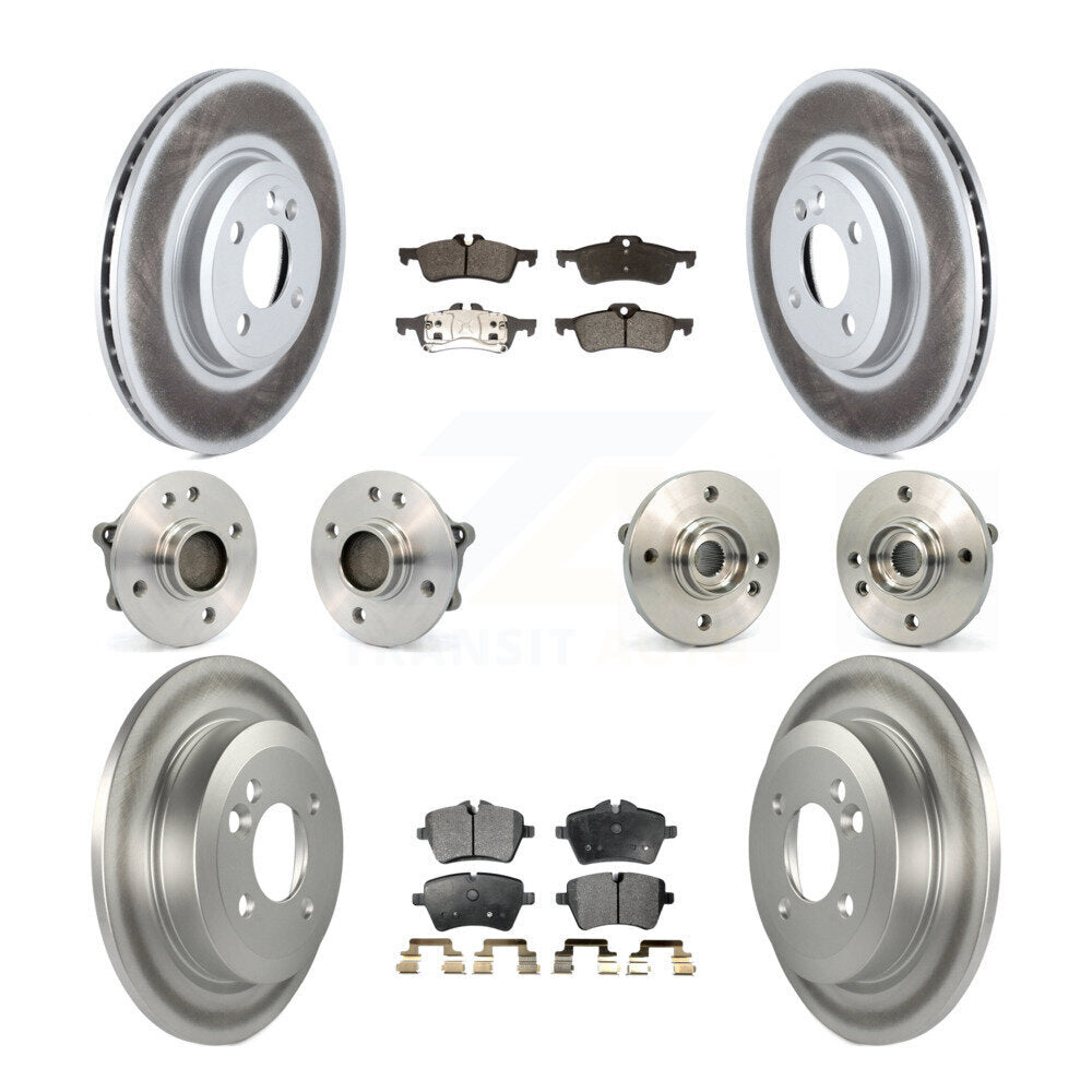[Avant + Arrière] Kit d'ensemble roulement de roue et moyeu pour 2002-2005 Mini Cooper avec 294mm Diameter Rotor KBB-111521