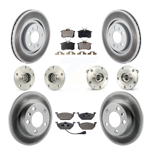 [Avant + Arrière] Kit d'ensemble roulement de roue et moyeu pour 2006 Volkswagen Jetta avec 280mm Diameter 7th 8th Digit Of VIN Is "9M" Or "1J" KBB-111527