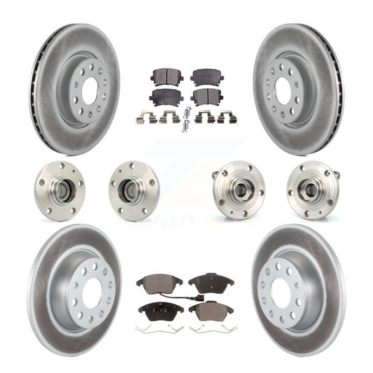 [Avant + Arrière] Kit d'ensemble roulement de roue et moyeu pour Volkswagen Passat Eos KBB-111529