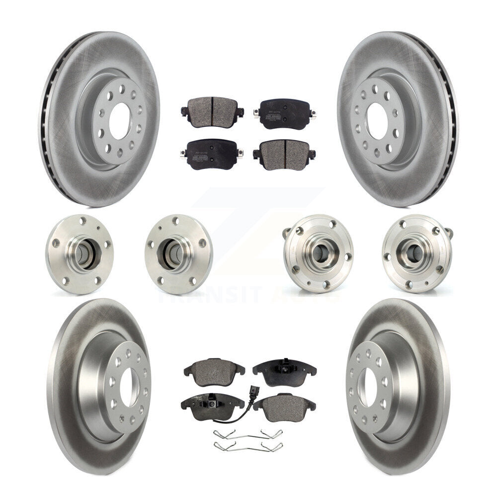 [Avant + Arrière] Kit d'ensemble roulement de roue et moyeu pour 2016-2018 Audi Q3 KBB-111537