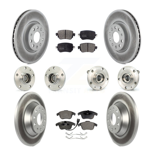 [Avant + Arrière] Kit d'ensemble roulement de roue et moyeu pour 2016-2018 Audi Q3 KBB-111537