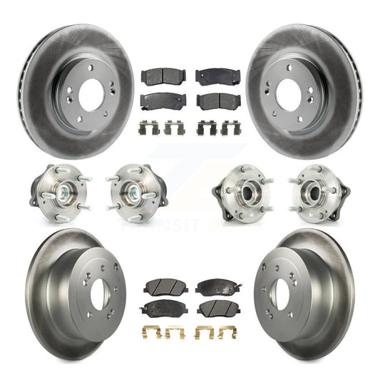 [Avant + Arrière] Kit d'ensemble roulement de roue et moyeu pour 2007-2009 Hyundai Santa Fe FWD KBB-111544