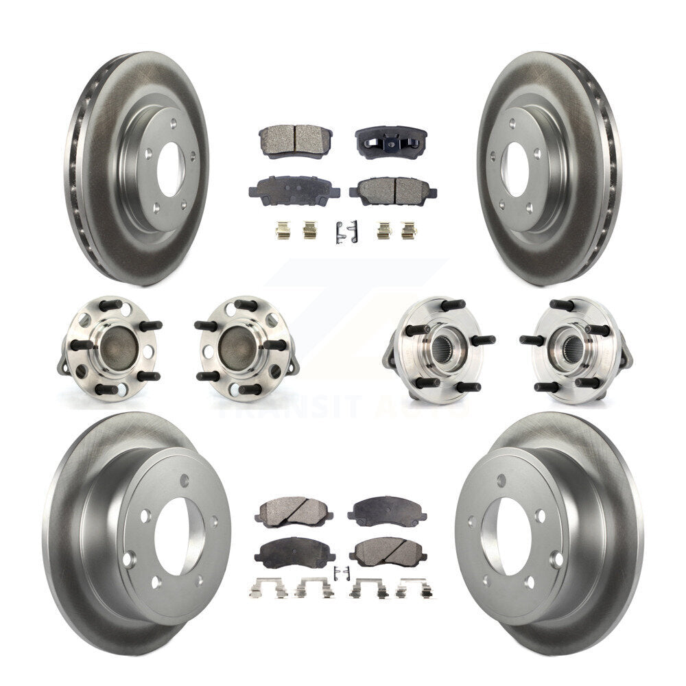[Avant + Arrière] Kit d'ensemble roulement de roue et moyeu pour Dodge Chrysler Avenger Sebring 200 Caliber KBB-111555