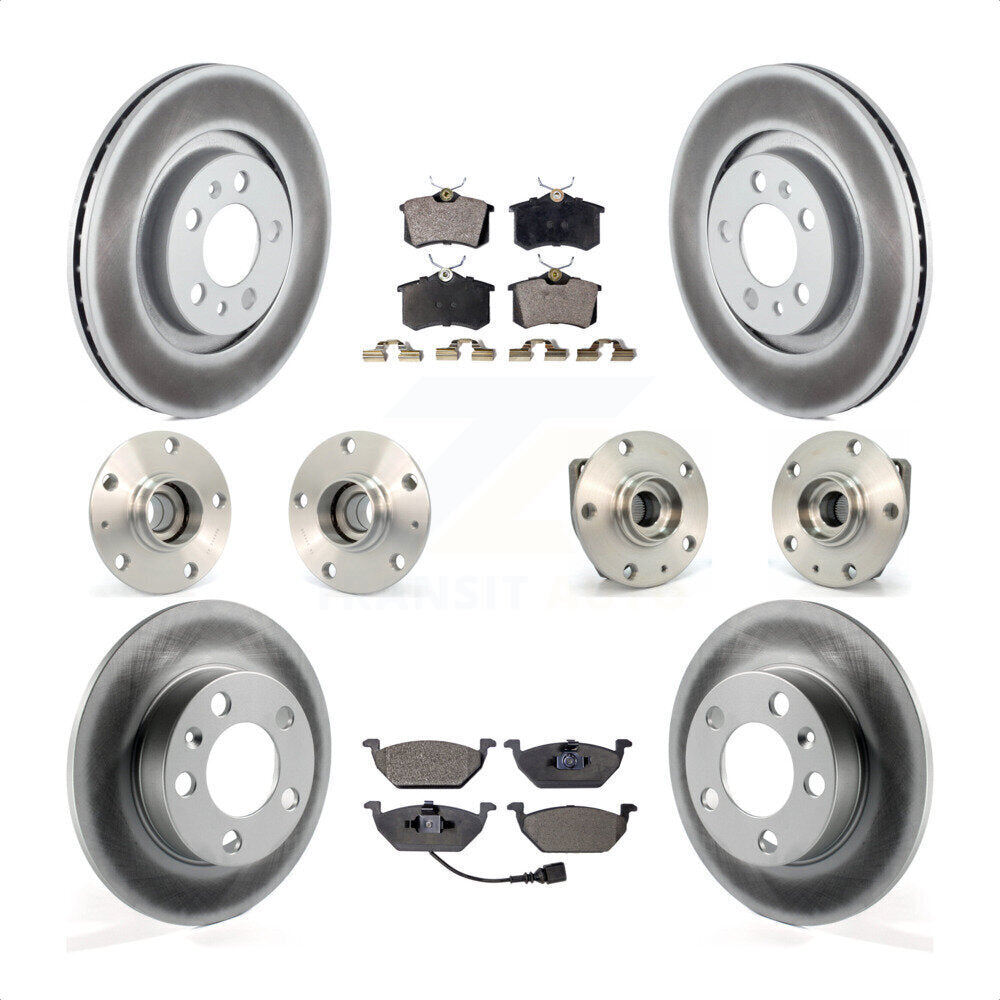 [Avant + Arrière] Kit d'ensemble roulement de roue et moyeu pour Volkswagen Golf City KBB-111564 par Transit Auto