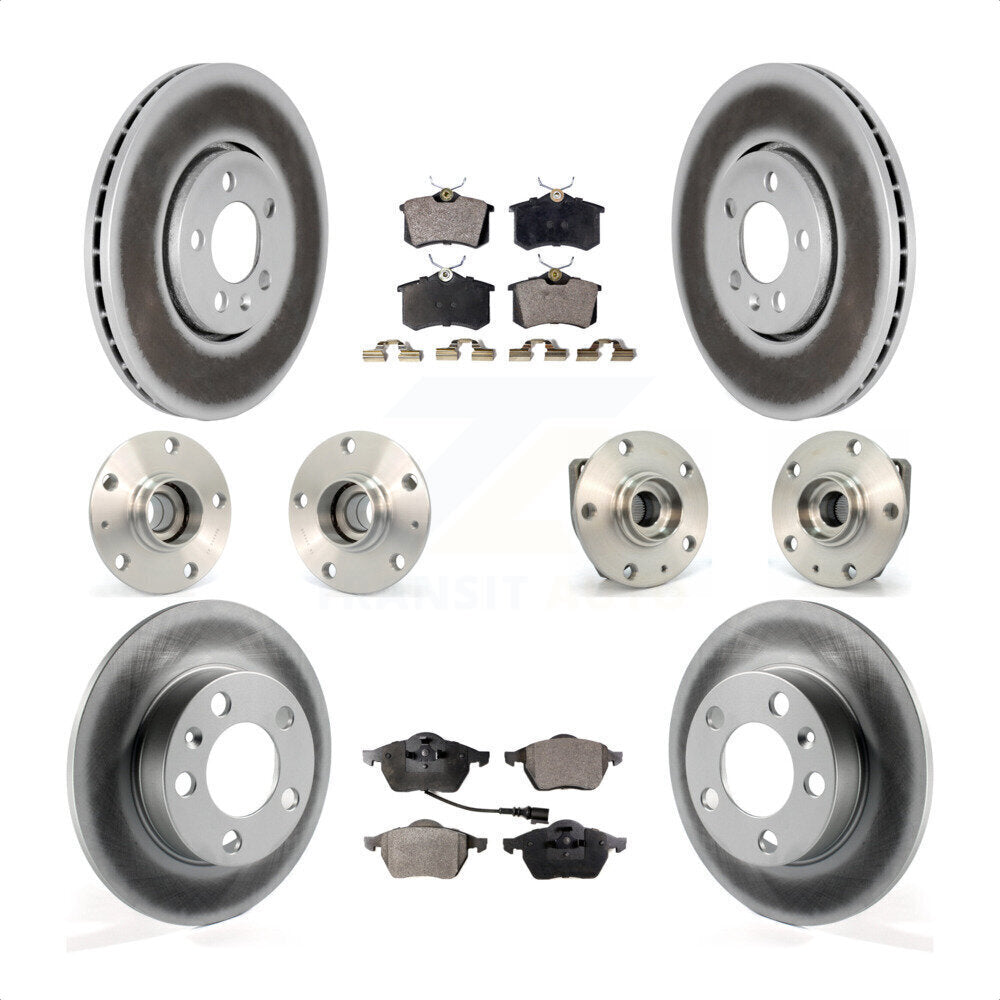 [Avant + Arrière] Kit d'ensemble roulement de roue et moyeu pour 2006 Volkswagen Golf 1.8L KBB-111565 par Transit Auto