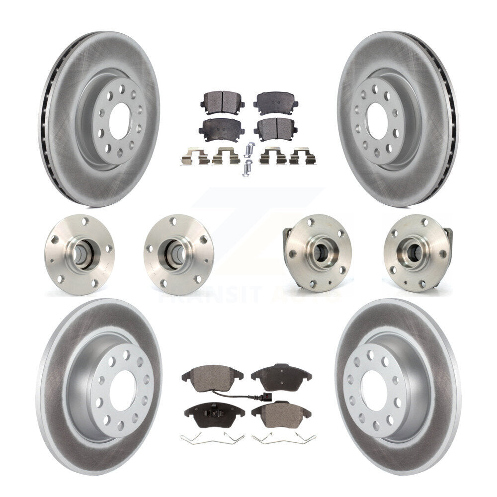 [Avant + Arrière] Kit d'ensemble roulement de roue et moyeu pour Volkswagen GTI Audi A3 KBB-111567