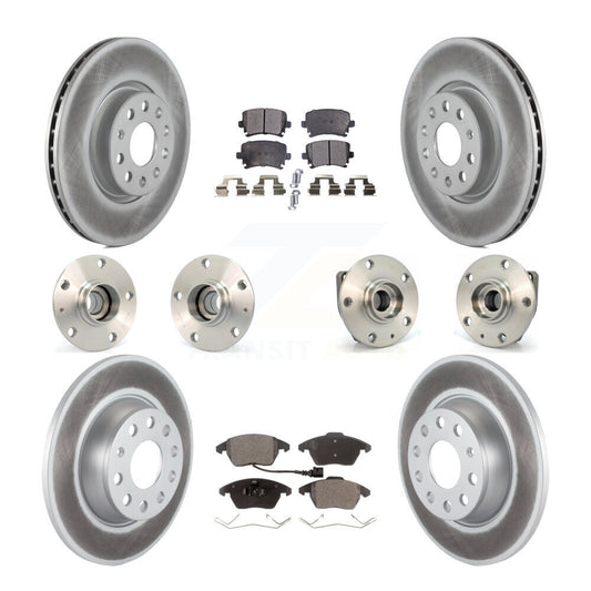 [Avant + Arrière] Kit d'ensemble roulement de roue et moyeu pour Volkswagen GTI Audi A3 KBB-111567