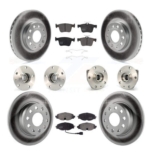 [Avant + Arrière] Kit d'ensemble roulement de roue et moyeu pour 2015-2019 Volkswagen e-Golf KBB-111571