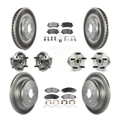 [Avant + Arrière] Kit d'ensemble roulement de roue et moyeu pour Honda Pilot Acura MDX ZDX KBB-111573
