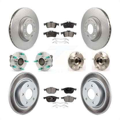 [Avant + Arrière] Kit d'ensemble roulement de roue et moyeu pour Mazda 3 2.3L avec Non-ABS KBB-111576 par Transit Auto