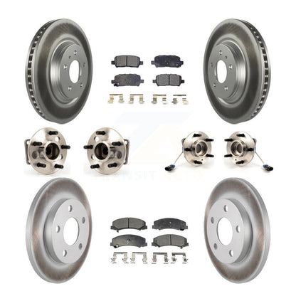 [Avant + Arrière] Kit d'ensemble roulement de roue et moyeu pour Chevrolet Impala Limited KBB-111585