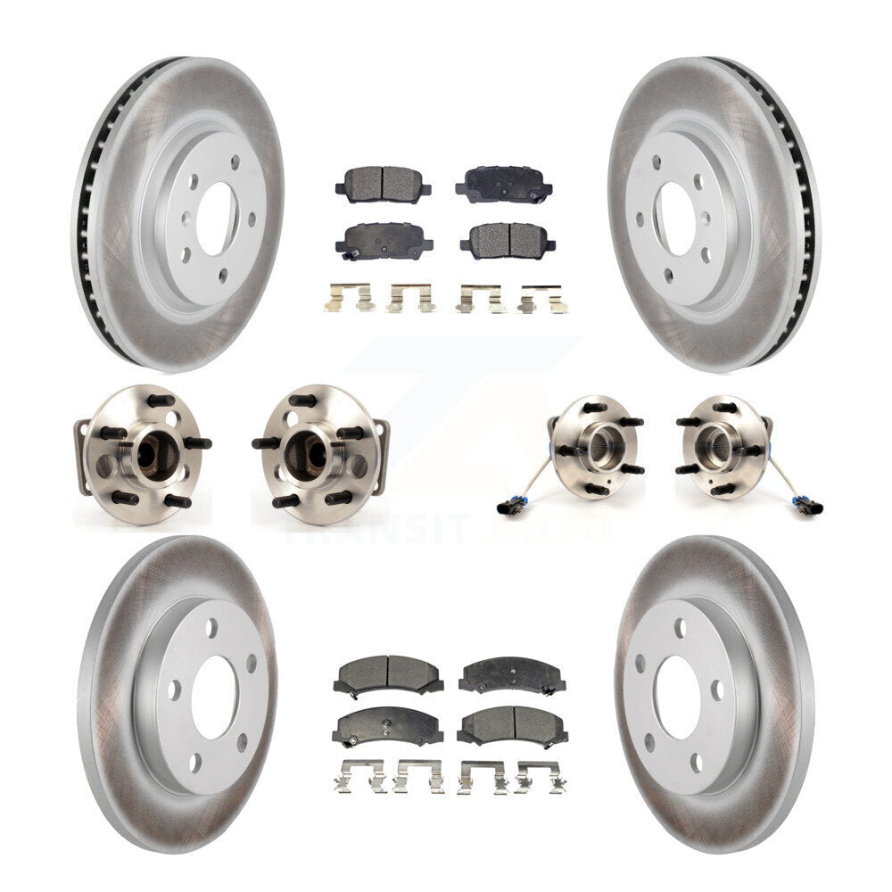 [Avant + Arrière] Kit d'ensemble roulement de roue et moyeu pour Chevrolet Impala Limited KBB-111588