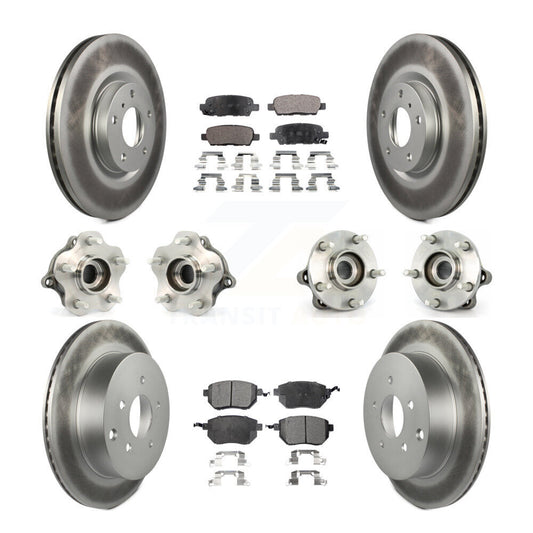 [Avant + Arrière] Kit d'ensemble roulement de roue et moyeu pour 2005-2007 Nissan Murano AWD KBB-111597