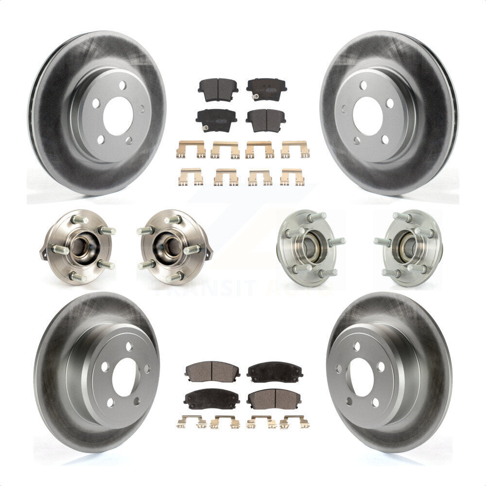 [Avant + Arrière] Kit d'ensemble roulement de roue et moyeu pour Dodge Charger Chrysler 300 Challenger KBB-111598 par Transit Auto